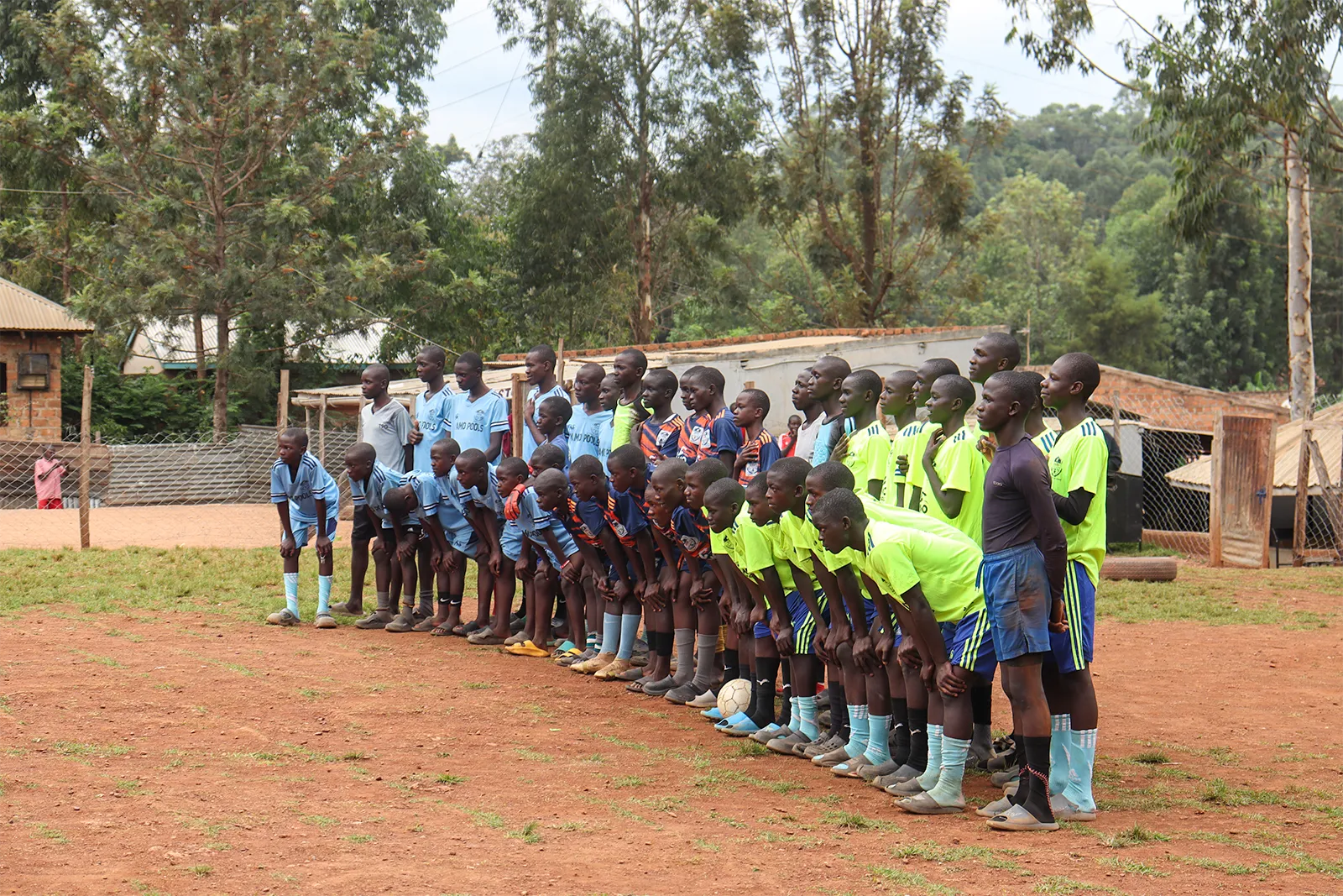 Football training session at Sikri Academy