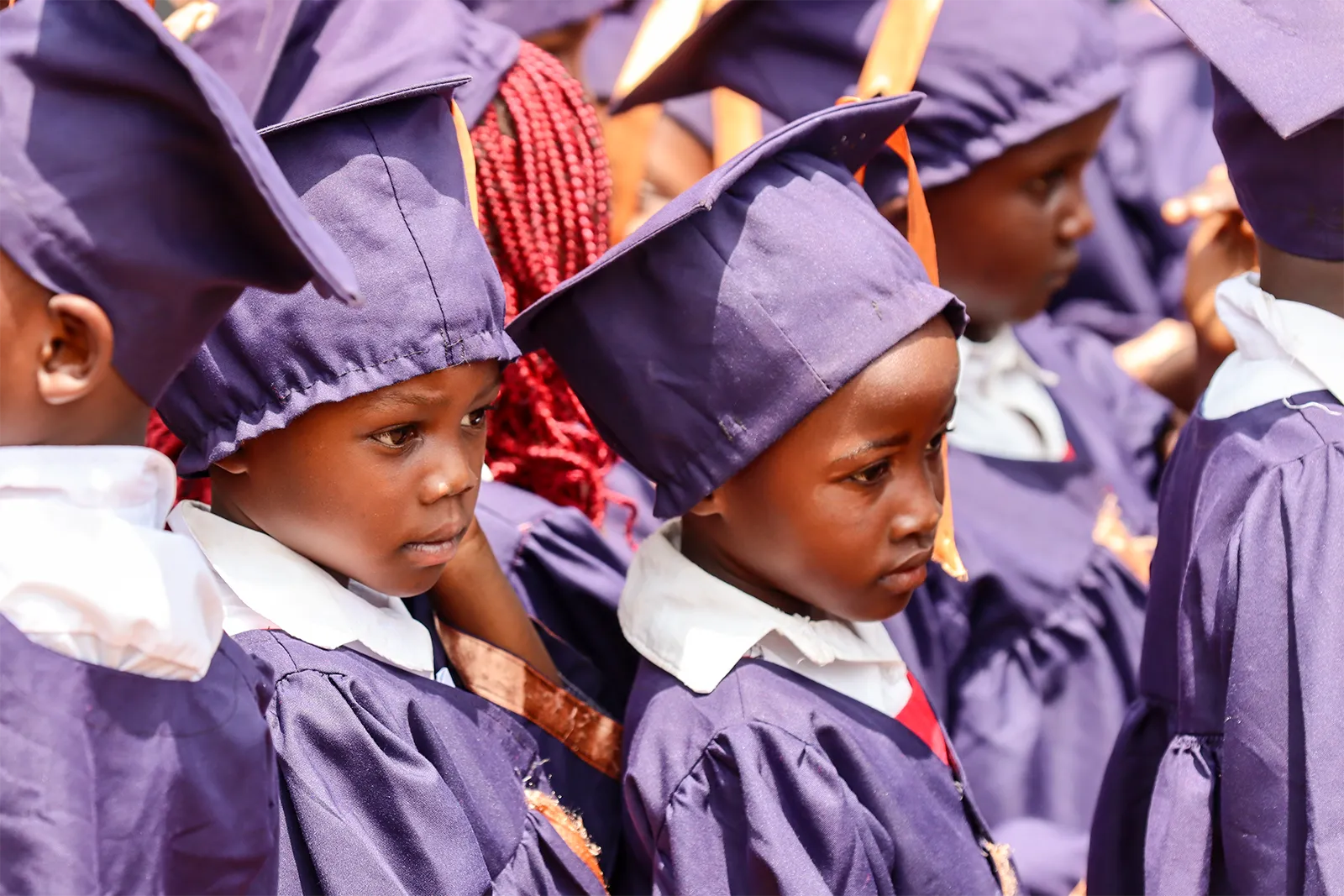Graduation ceremony at Sikri Academy