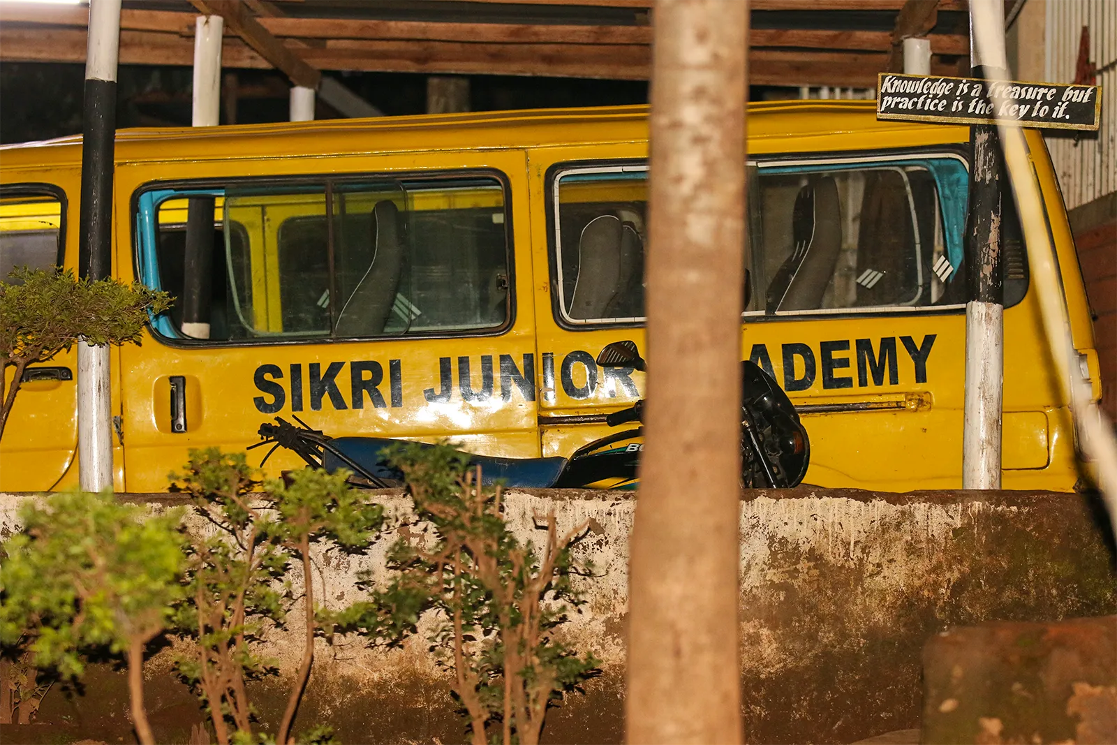 Sikri Academy transport route vehicle